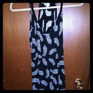 Black and White Feather H&M Dress